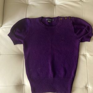 Purple Polo Sweater 💜